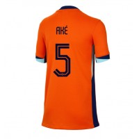 Niederlande Nathan Ake #5 Fußballbekleidung Heimtrikot Damen EM 2024 Kurzarm